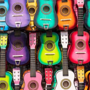 颜色影响吉他的声音