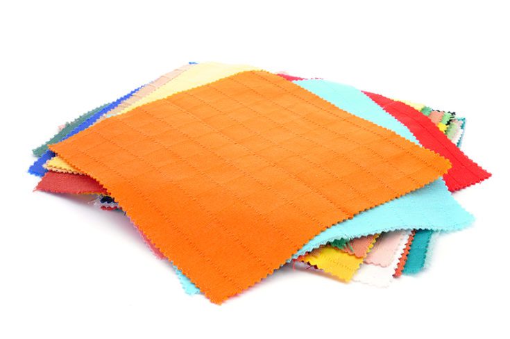 Color fabric samples